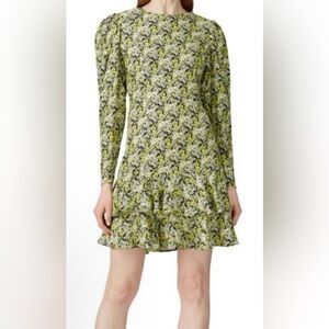 Brogger Nancy Silk Blend Floral Mini Dress